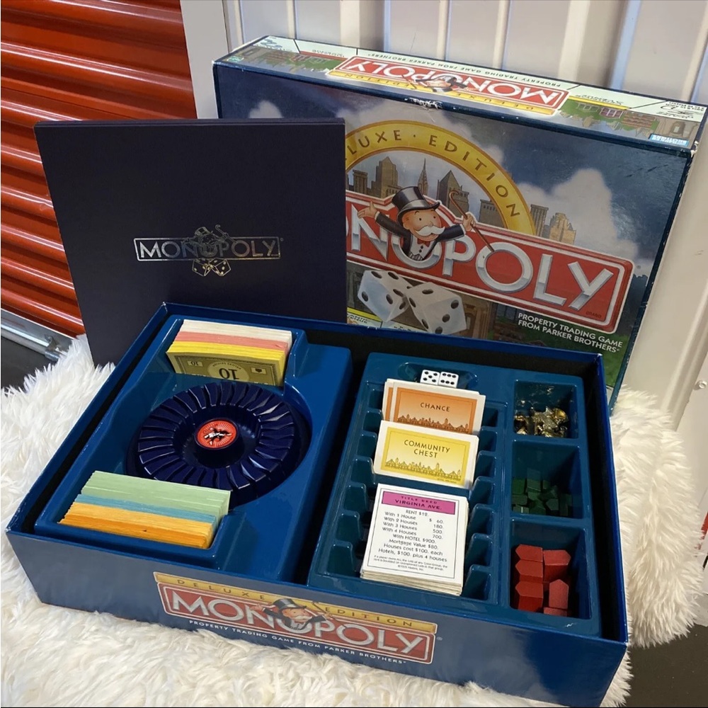 Monopoly Deluxe Edition 1998 Board Game Parker Brothers